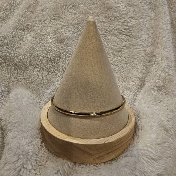 Lot of 5 Vintage Bangle Bracelets Silver Gold And Bronze Toned Textured Thin - Picture 6 of 12